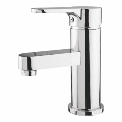 Single Lever Basin Mixer with 450mm Long SS Braided Hose Chrome